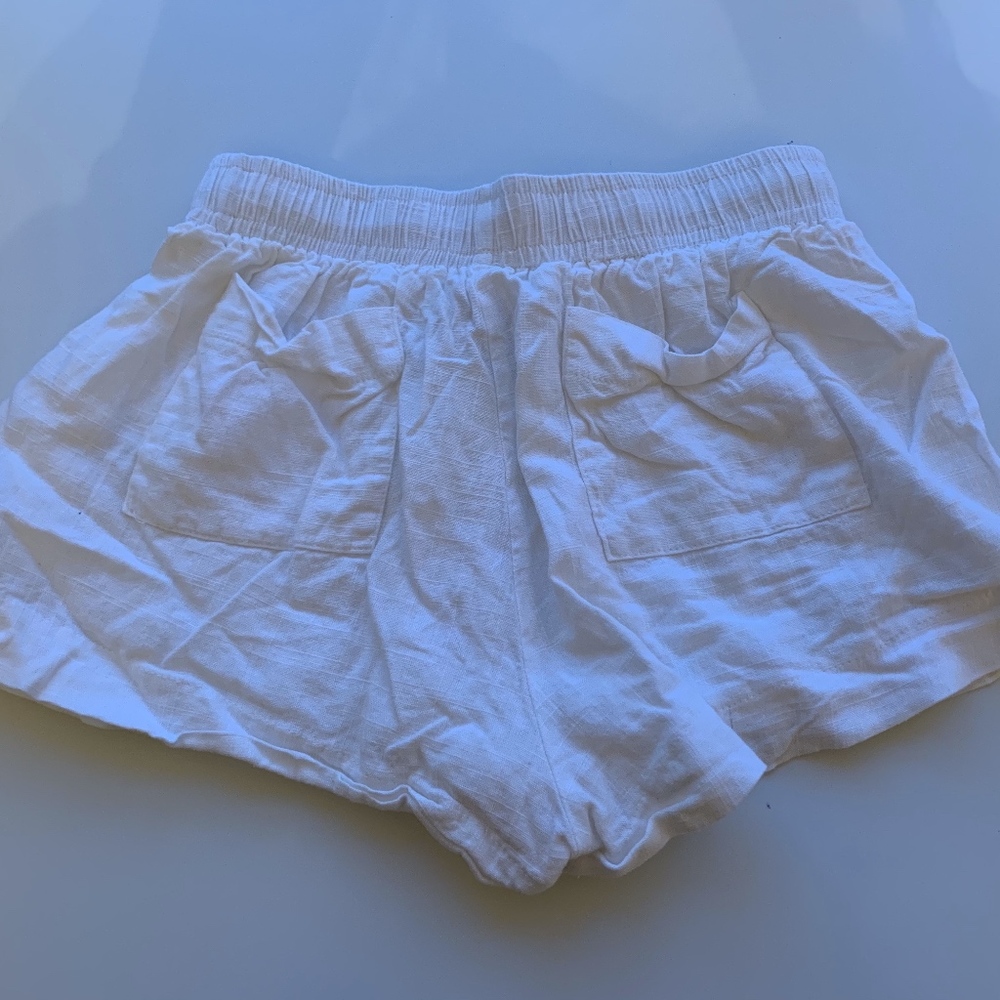 Princess Polly white shorts